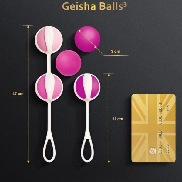 G-VIBE - SET 5 GEISHA BALLS3 PINK 3
